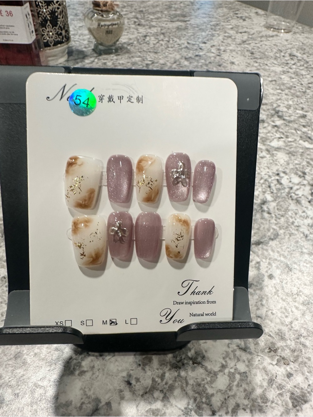 Press on Nails Marble